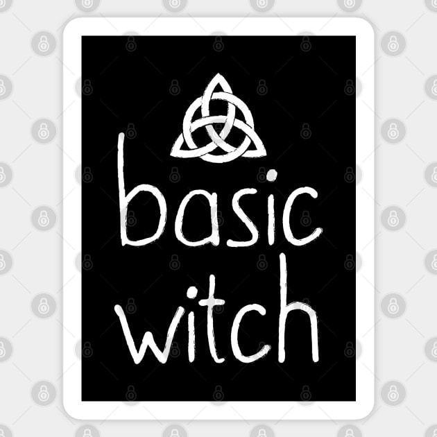 Basic Witch  - White Sticker by hya_bm